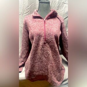 Bit Bridle Maroon quarter zip pullover 2 XL
